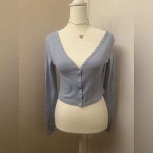 🌹5 for $50🌹Light Blue Button-Up Top